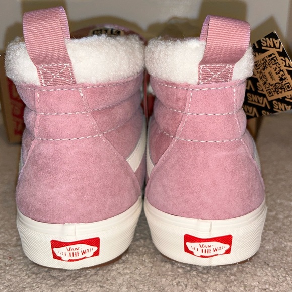 Vans 9.5 (Men) / 11 (Women ) Sk8-Hi MTE Suede Sherpa Lilas Sneaker Boot Winter - Picture 6 of 7